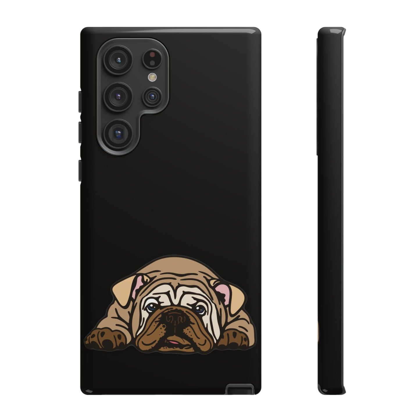 Bulldog Phone Case Black