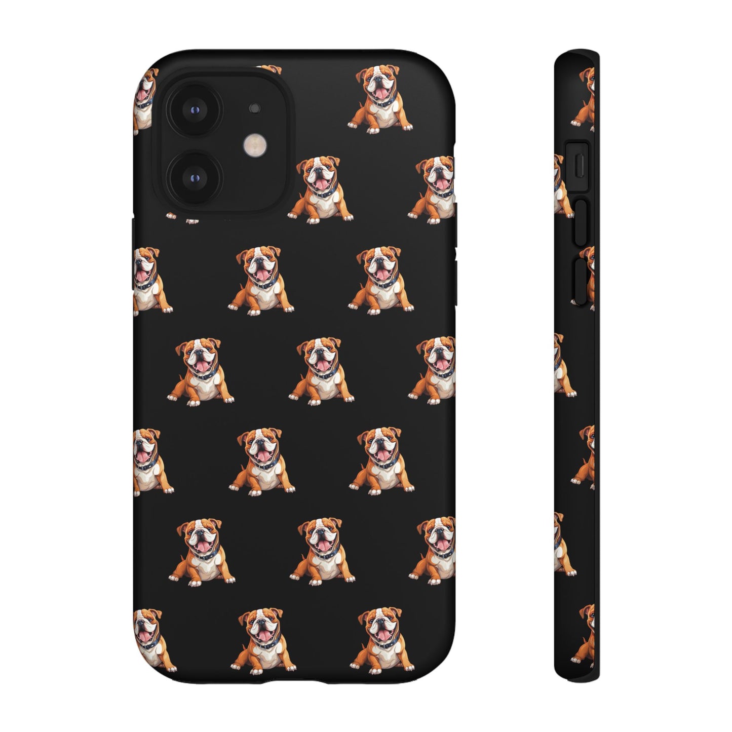 Bulldog Phone Case Black