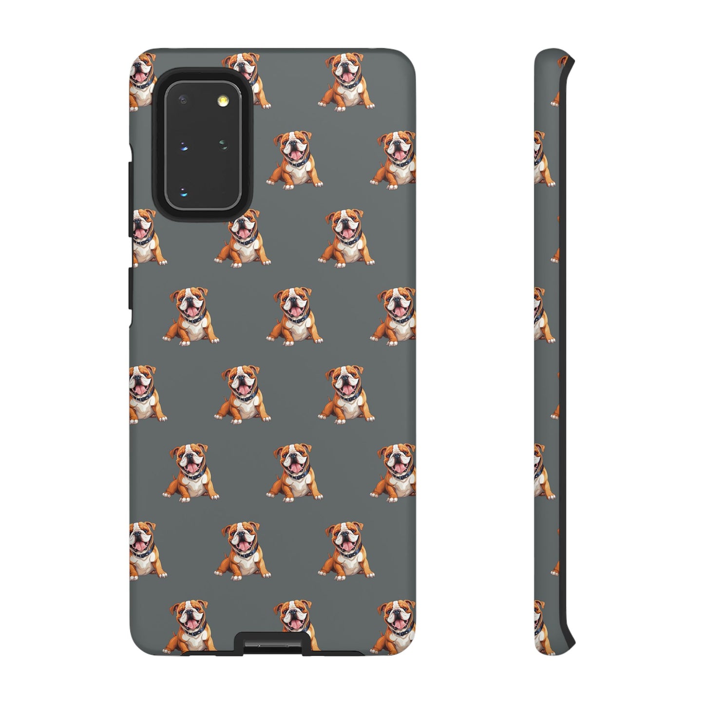 Bulldog Phone Case Gray