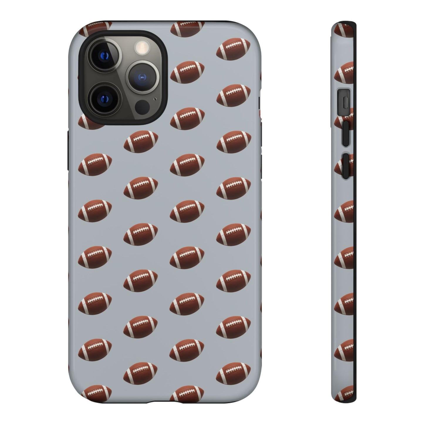 Football Phone Case Silver