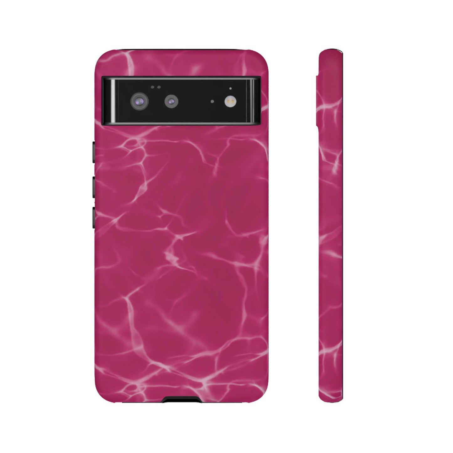 Marble Print Phone Case Berry