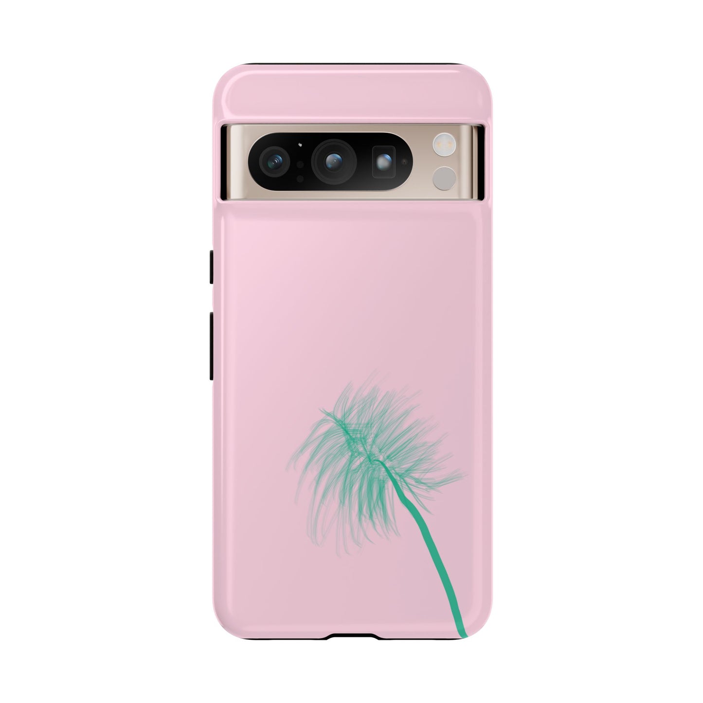 Dandelion Blowball Phone Case Pink