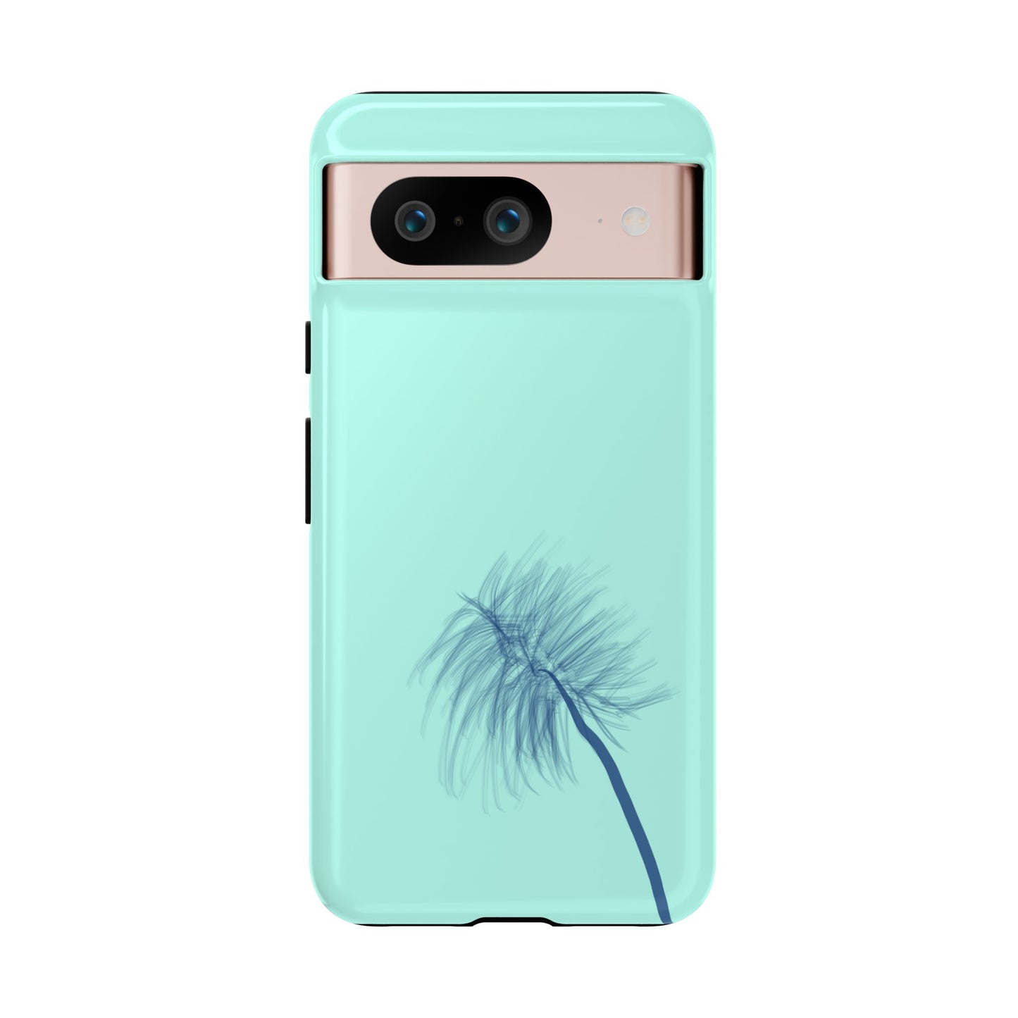 Dandelion Blowball Phone Case Aqua