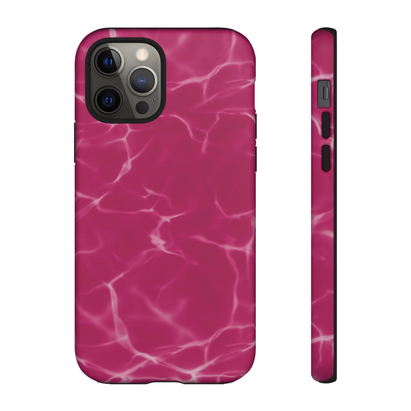 Marble Print Phone Case Berry