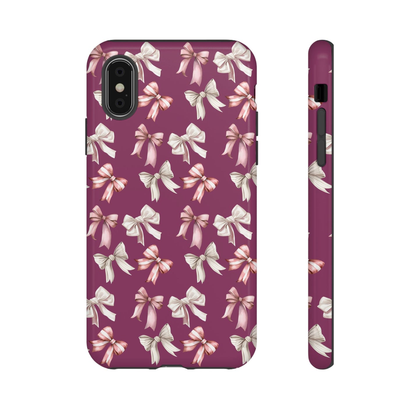 Bow Phone Case Berry