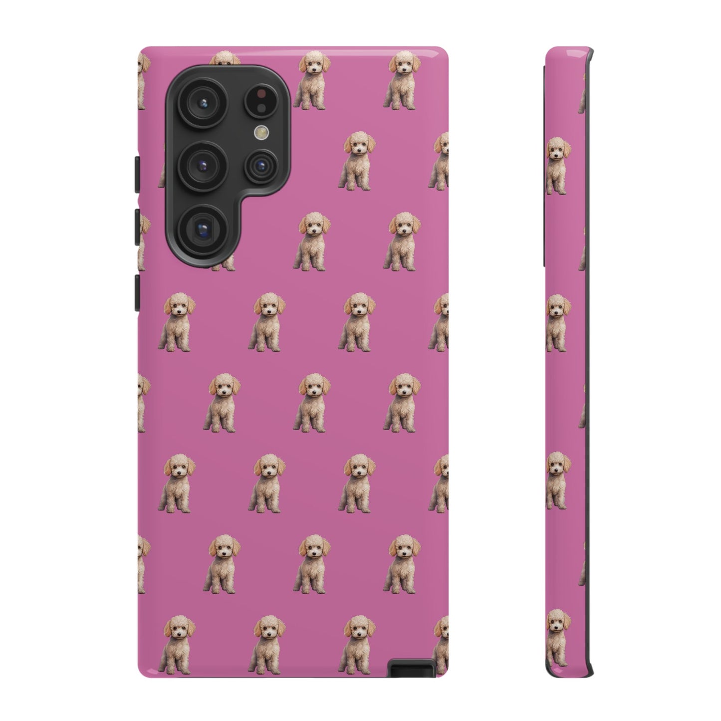 Poodle Phone Case Pink