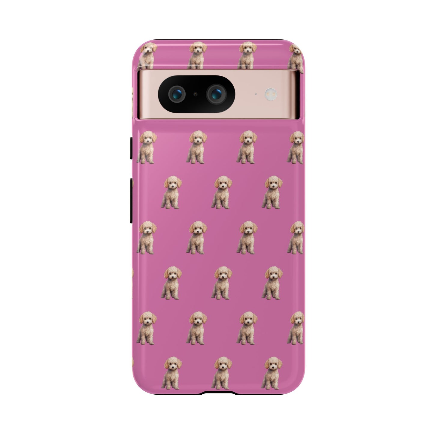 Poodle Phone Case Pink