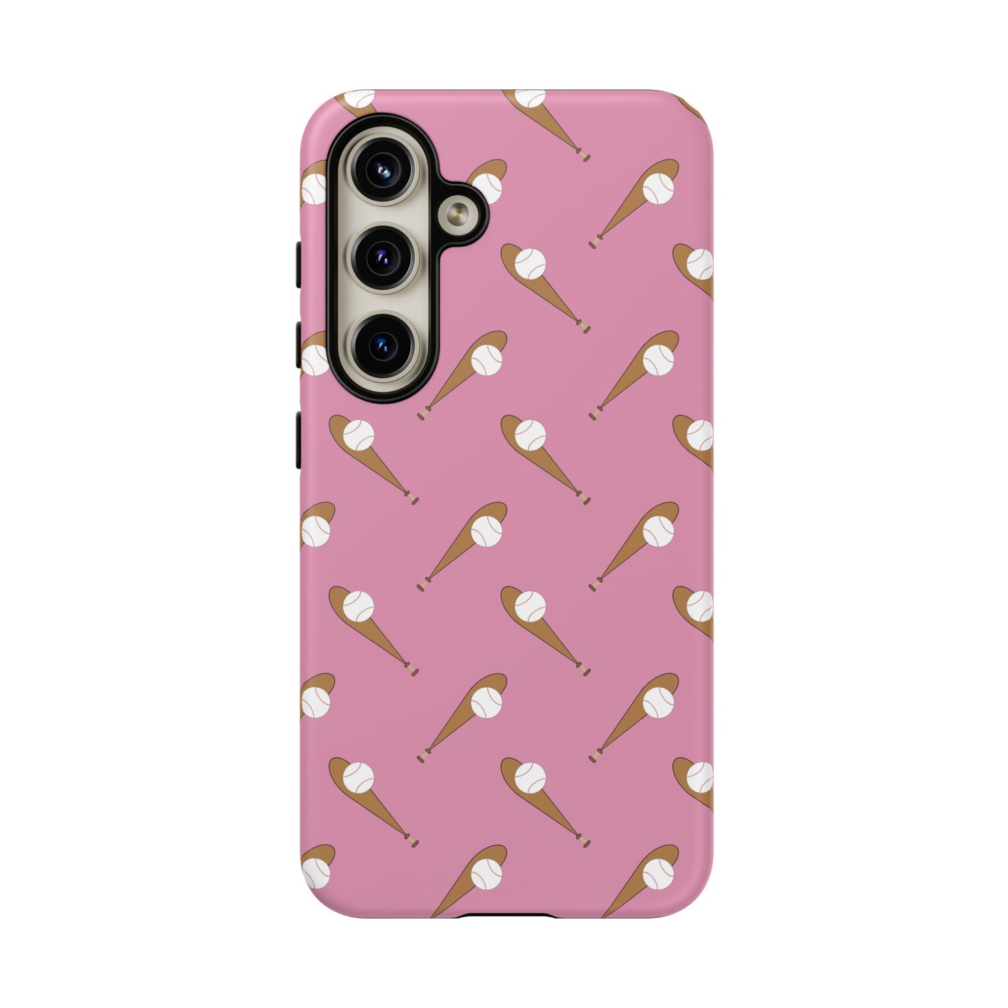 Baseball Phone Case Pink