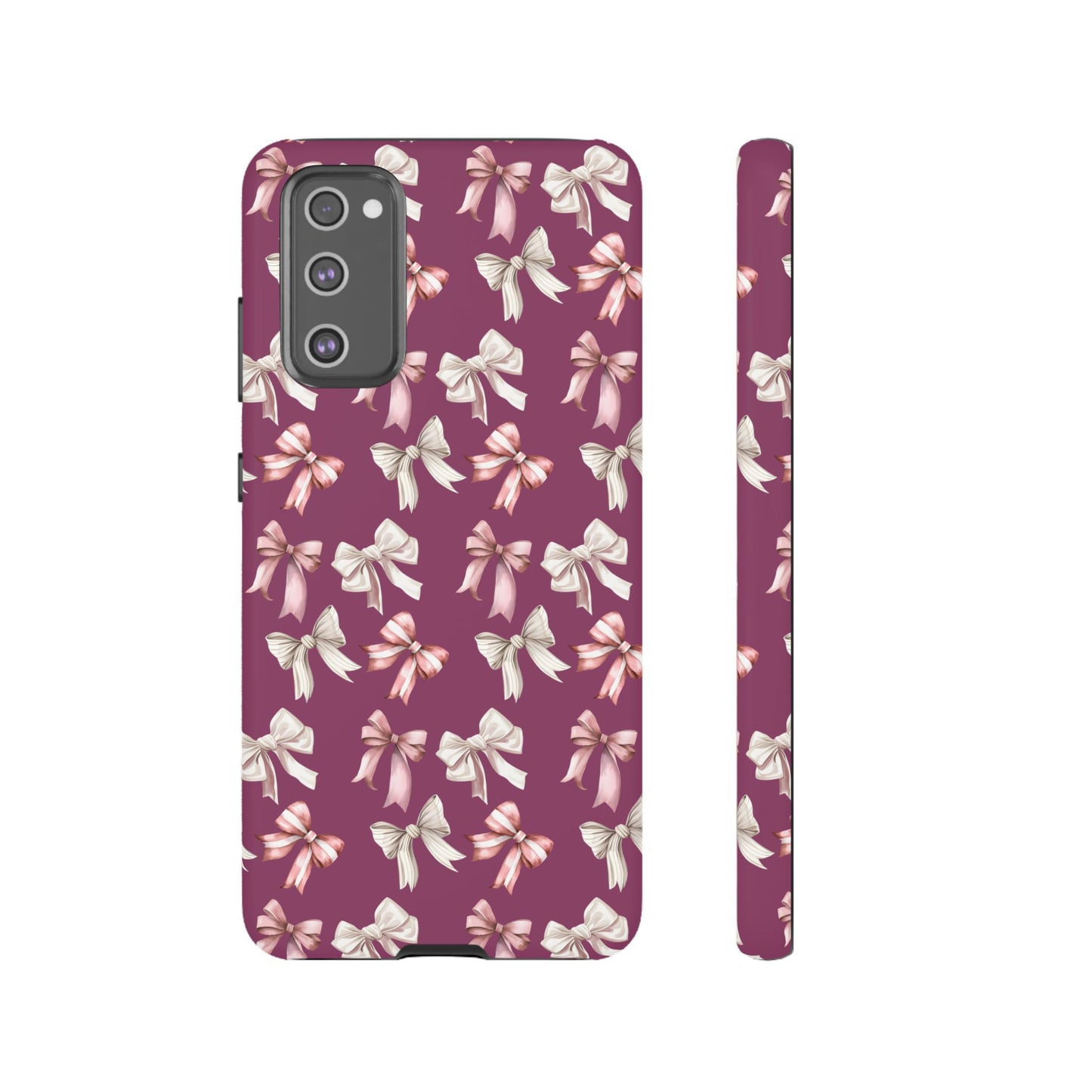 Bow Phone Case Berry