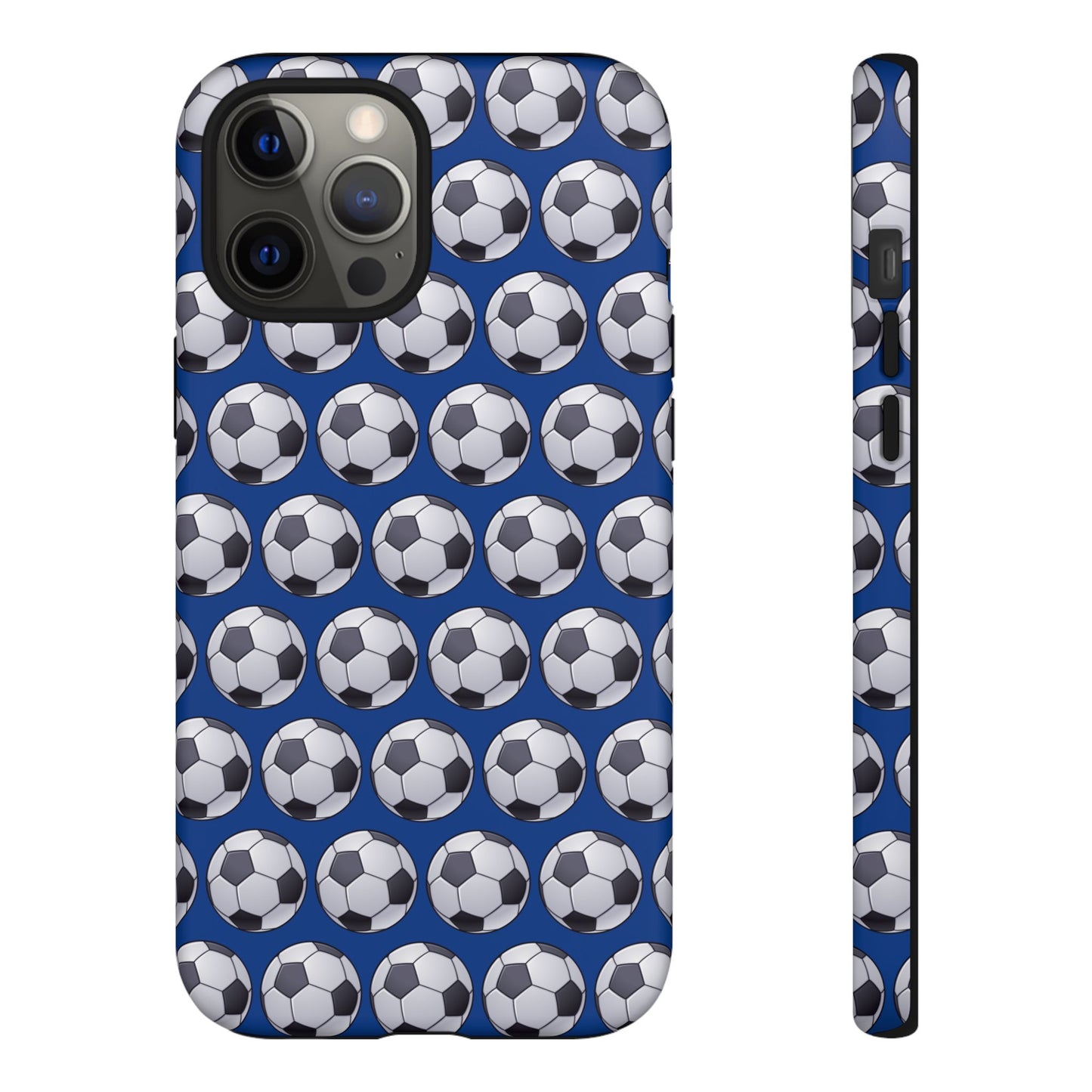 Soccer Ball Phone Case Blue