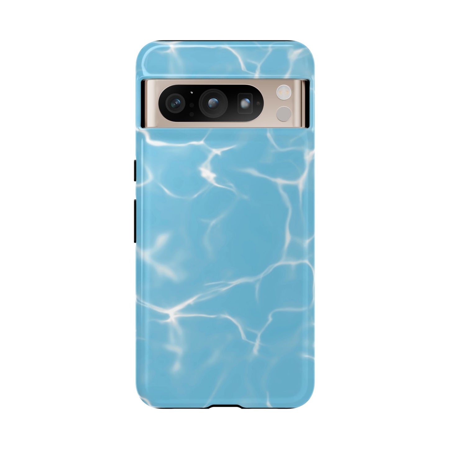 Marble Phone Case Light Blue