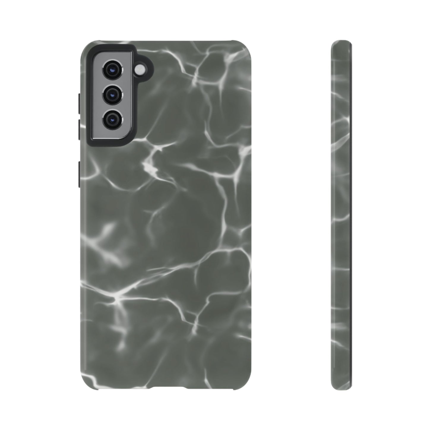 Marble Print Phone Case Gray