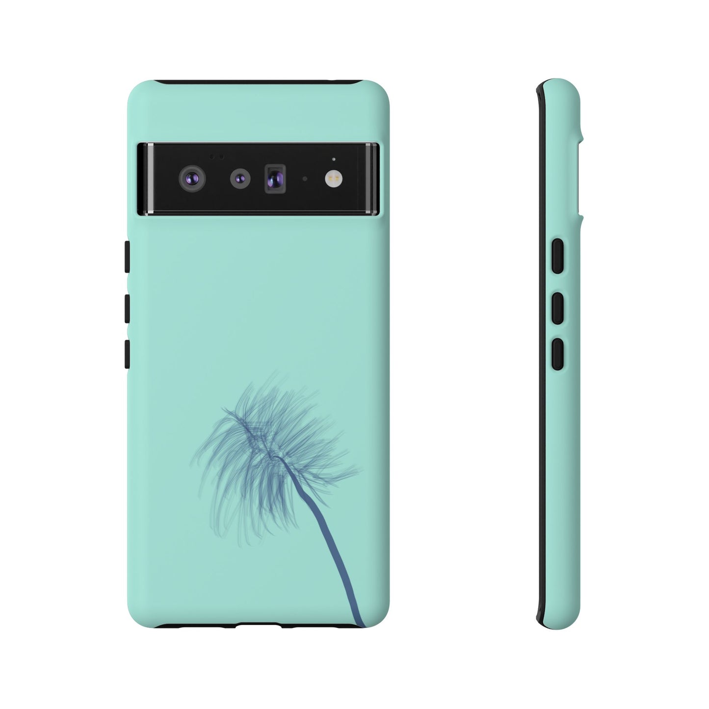 Dandelion Blowball Phone Case Aqua