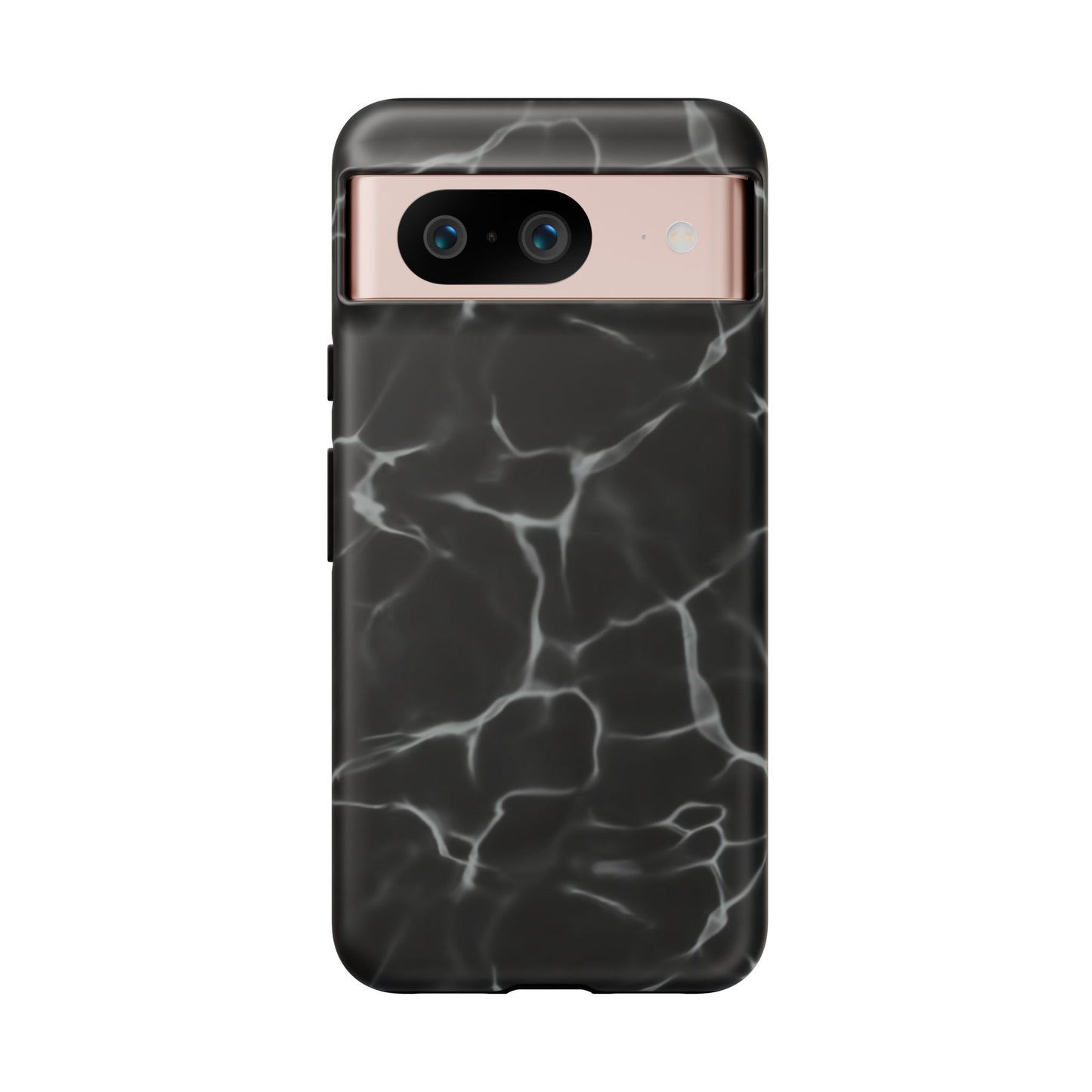 Marble Phone Case Black White