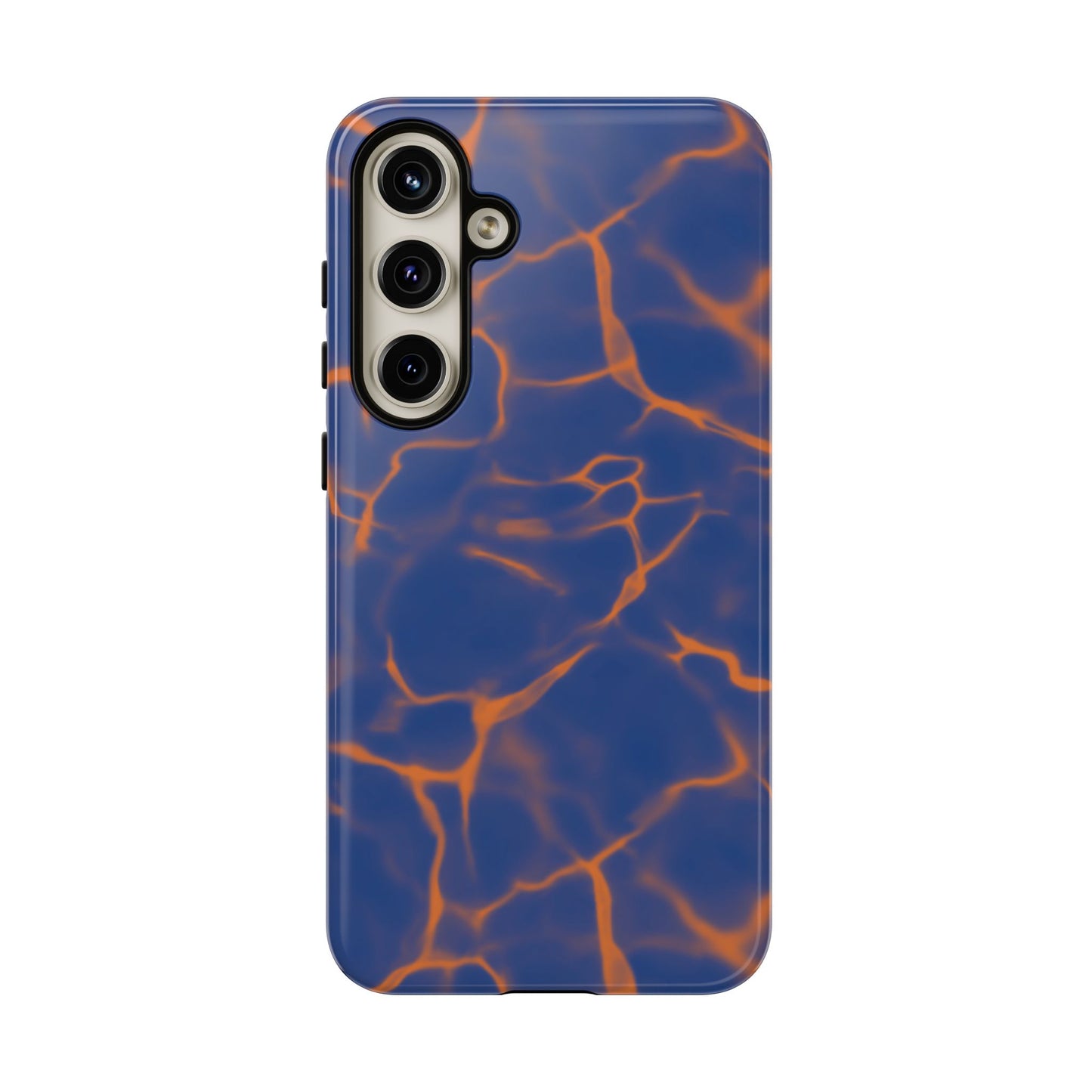 Marble Phone Case Blue Orange