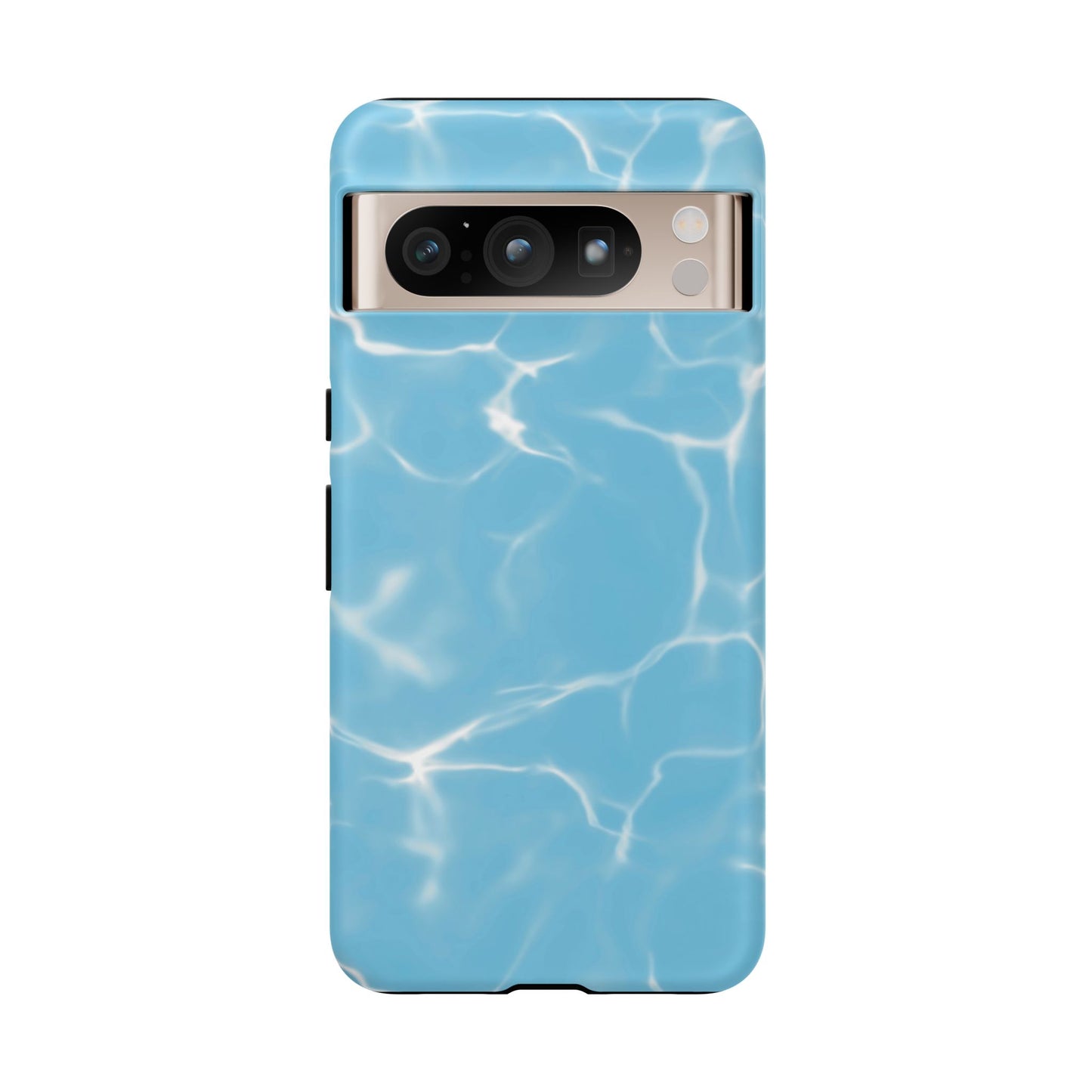 Marble Phone Case Light Blue