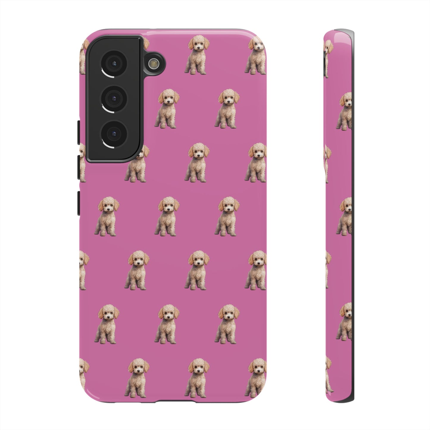 Poodle Phone Case Pink