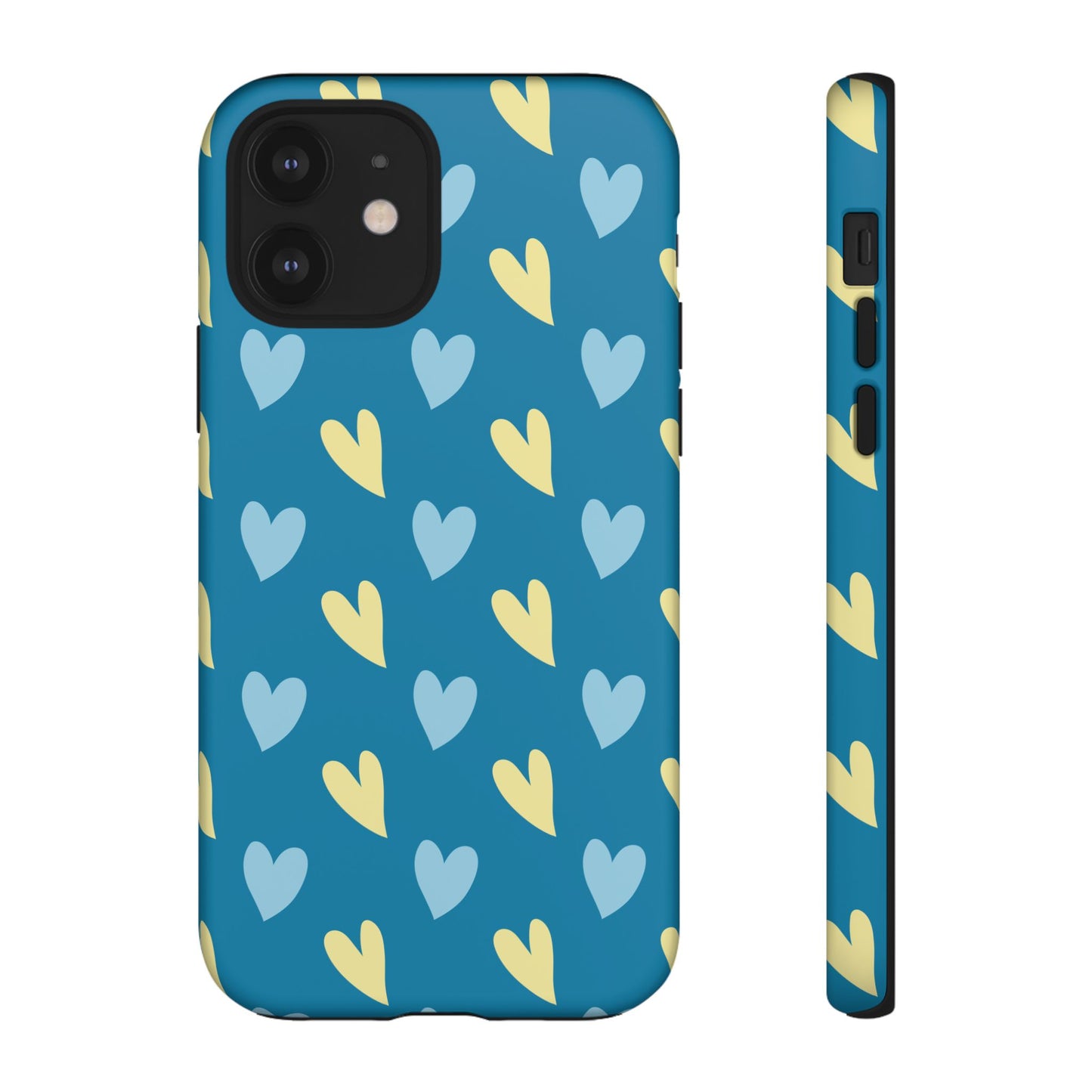 Heart Phone Case Blue