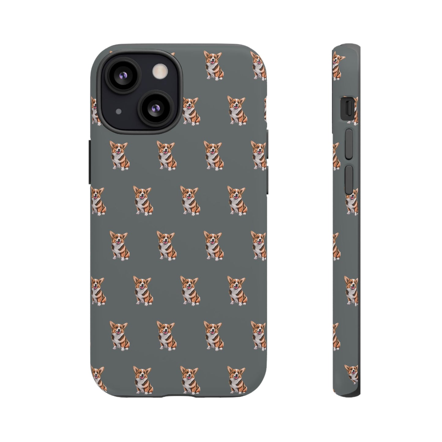 Corgi Phone Case Gray