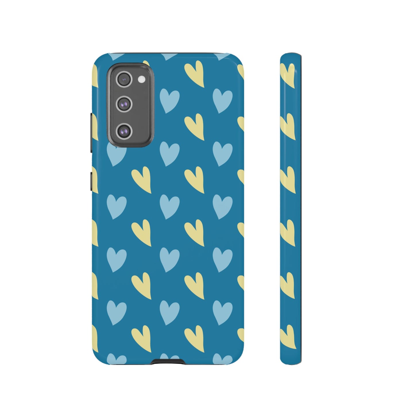 Heart Phone Case Blue