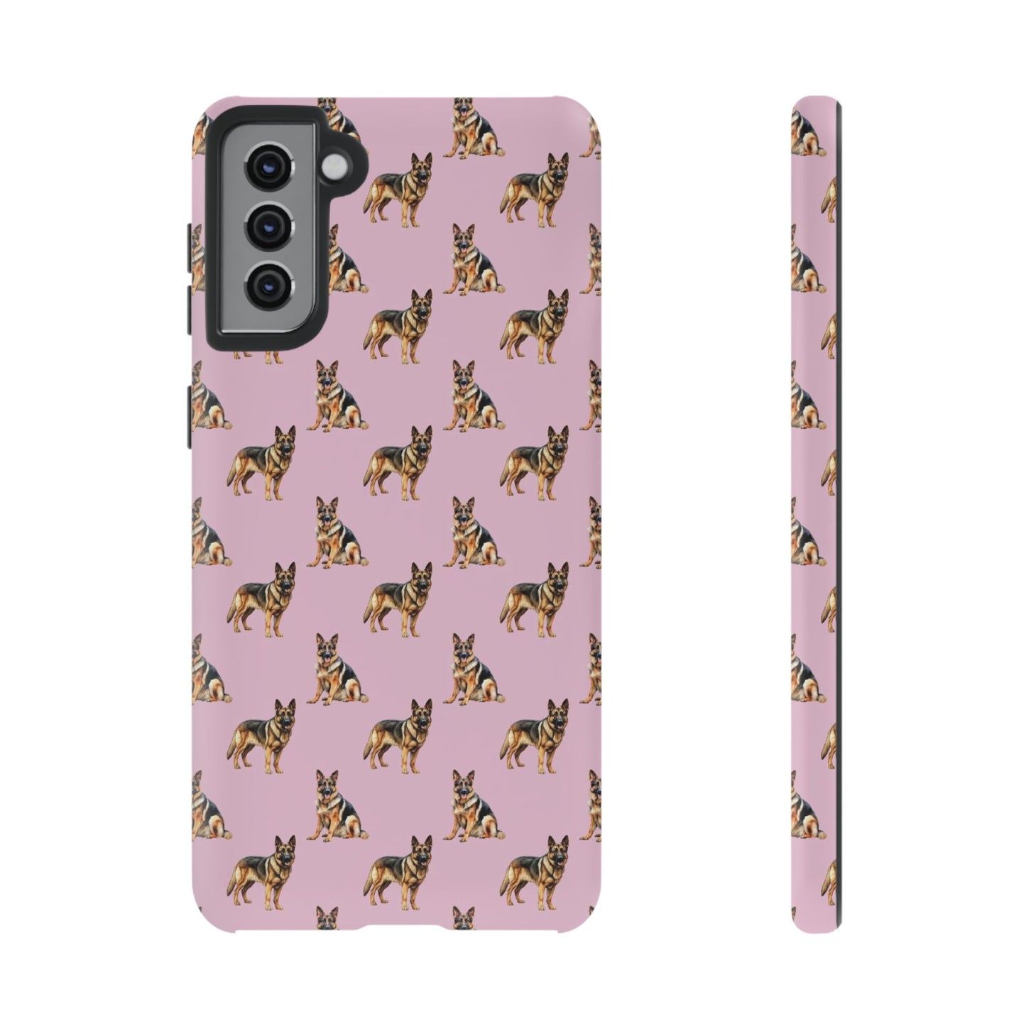 German Shepherd Phone Case Pink