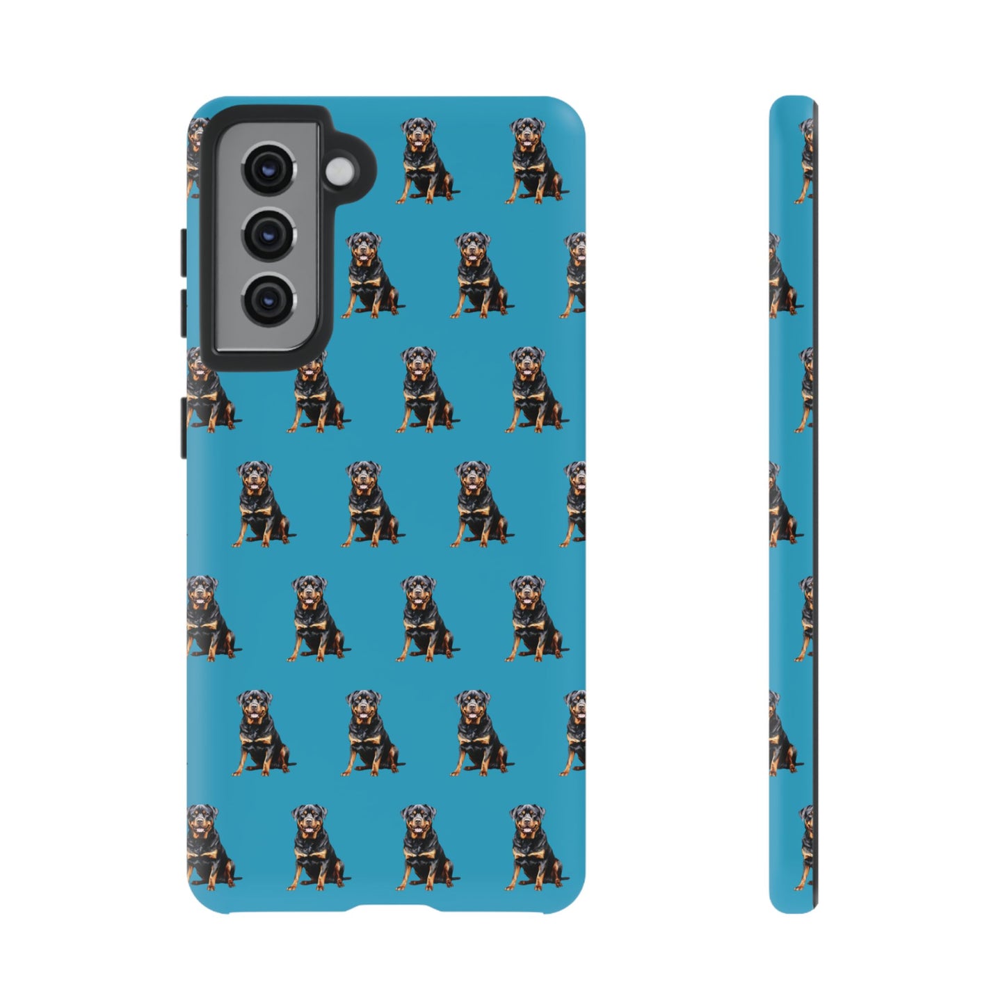 Rottweiler Phone Case Turquoise