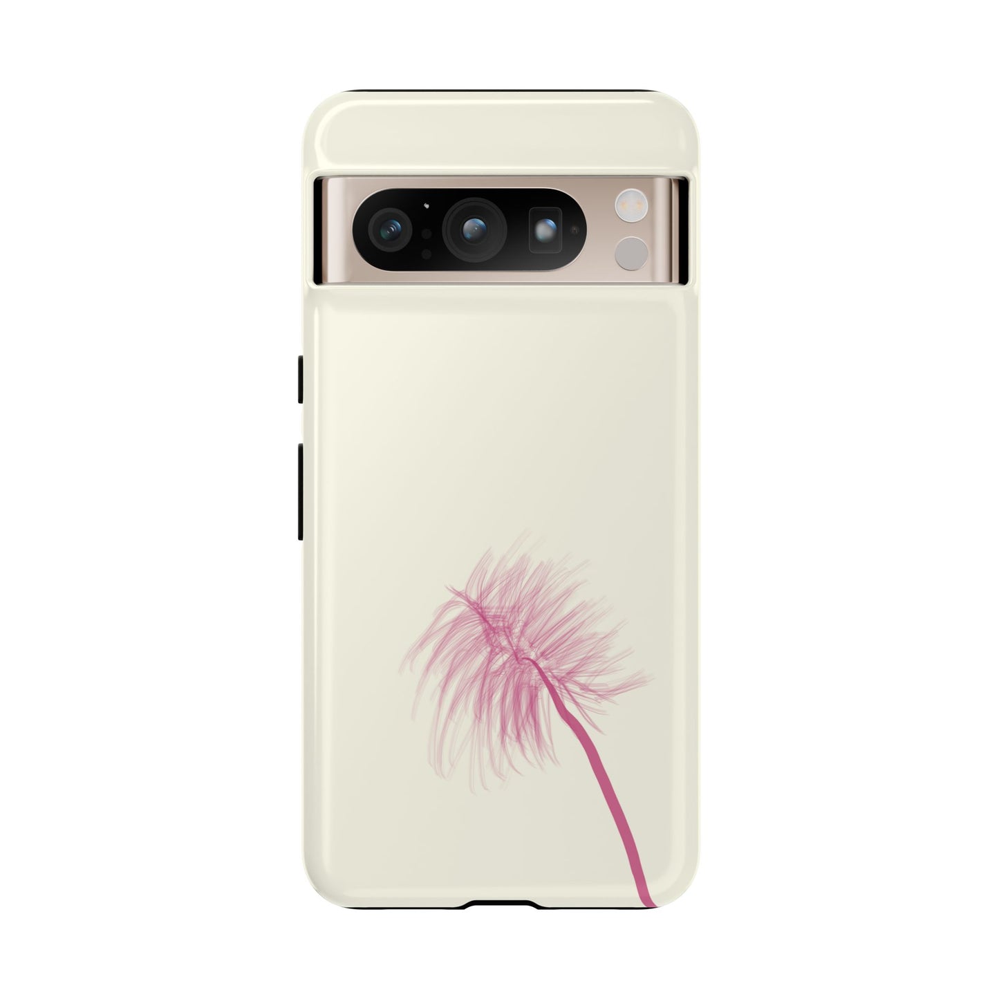 Dandelion Blowball Phone Case Cream