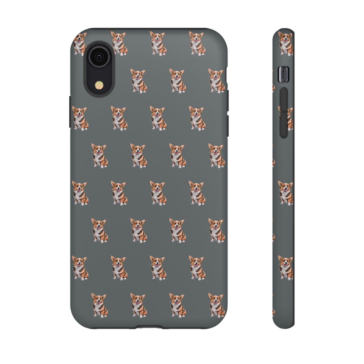 Corgi Phone Case Gray