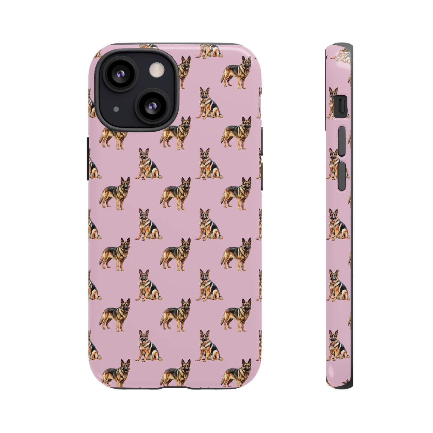 German Shepherd Phone Case Pink