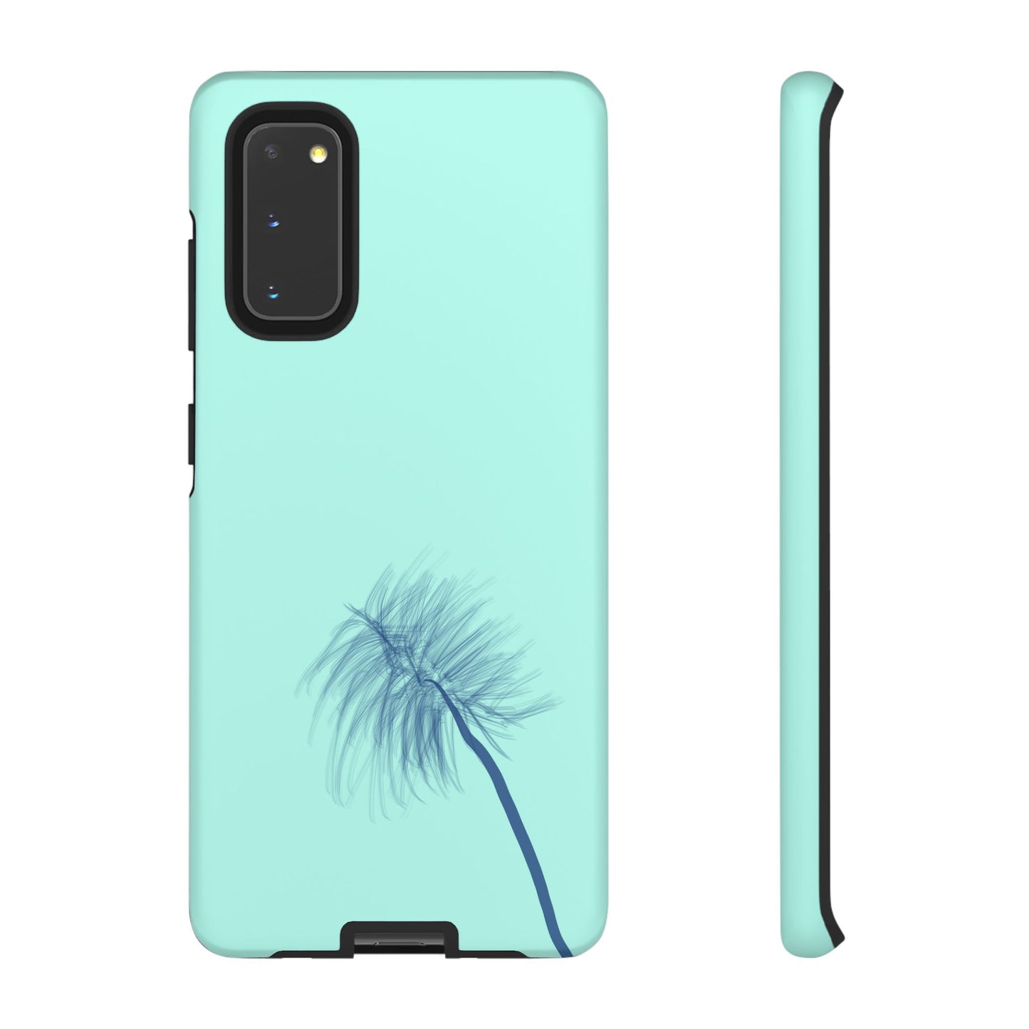 Dandelion Blowball Phone Case Aqua