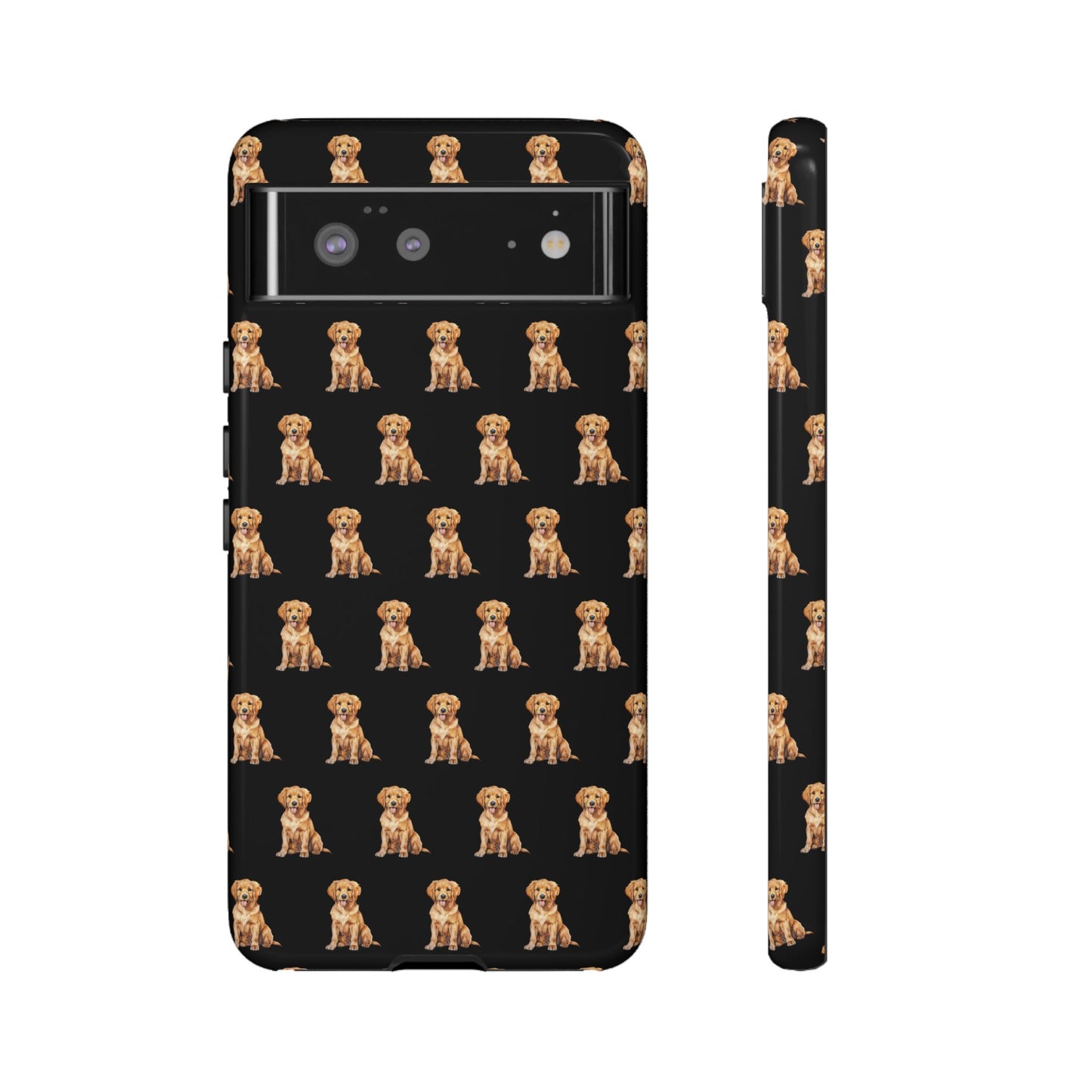 Golden Retriever Phone Case Black