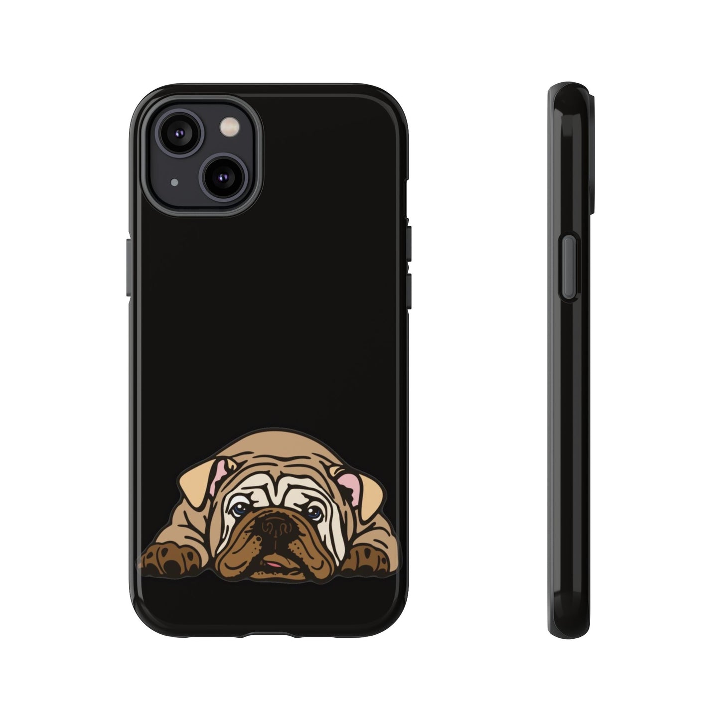 Bulldog Phone Case Black