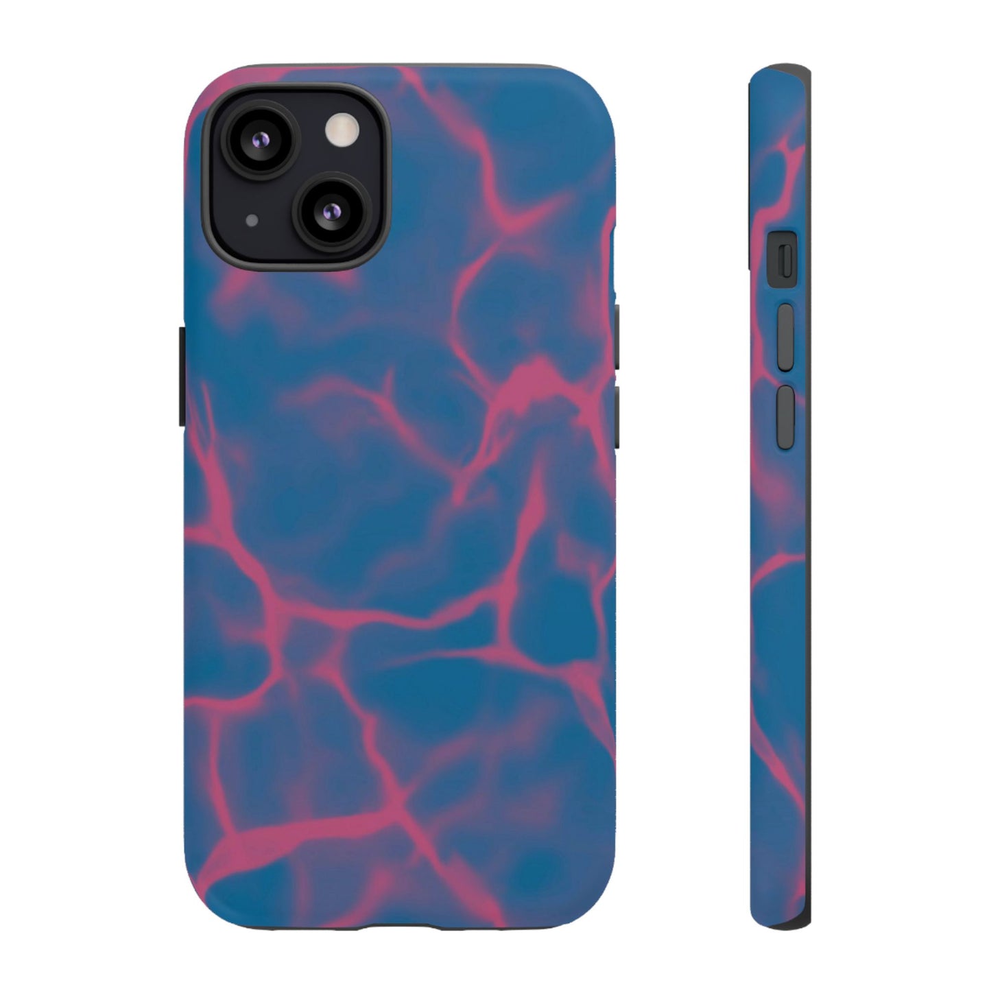 Marble Phone Case Blue Pink