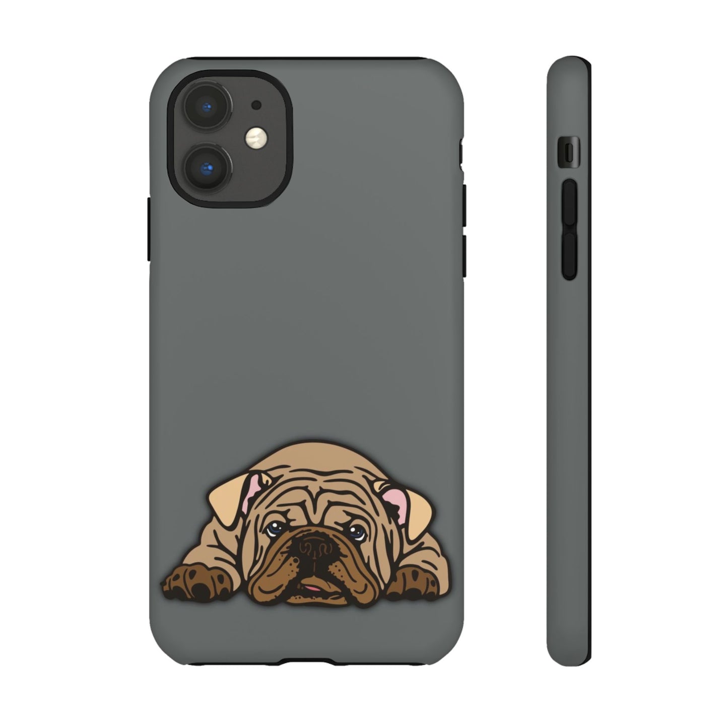 Bulldog Phone Case Gray