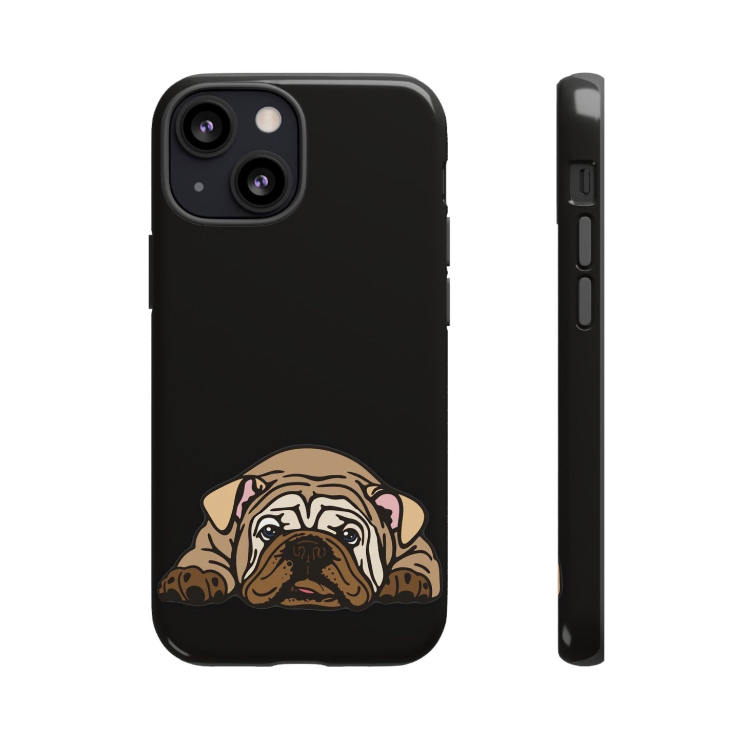 Bulldog Phone Case Black