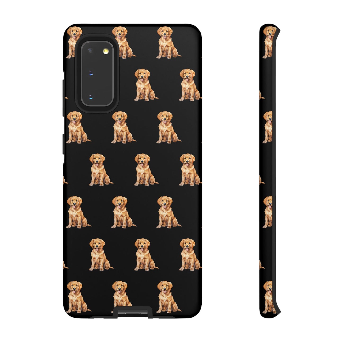 Golden Retriever Phone Case Black