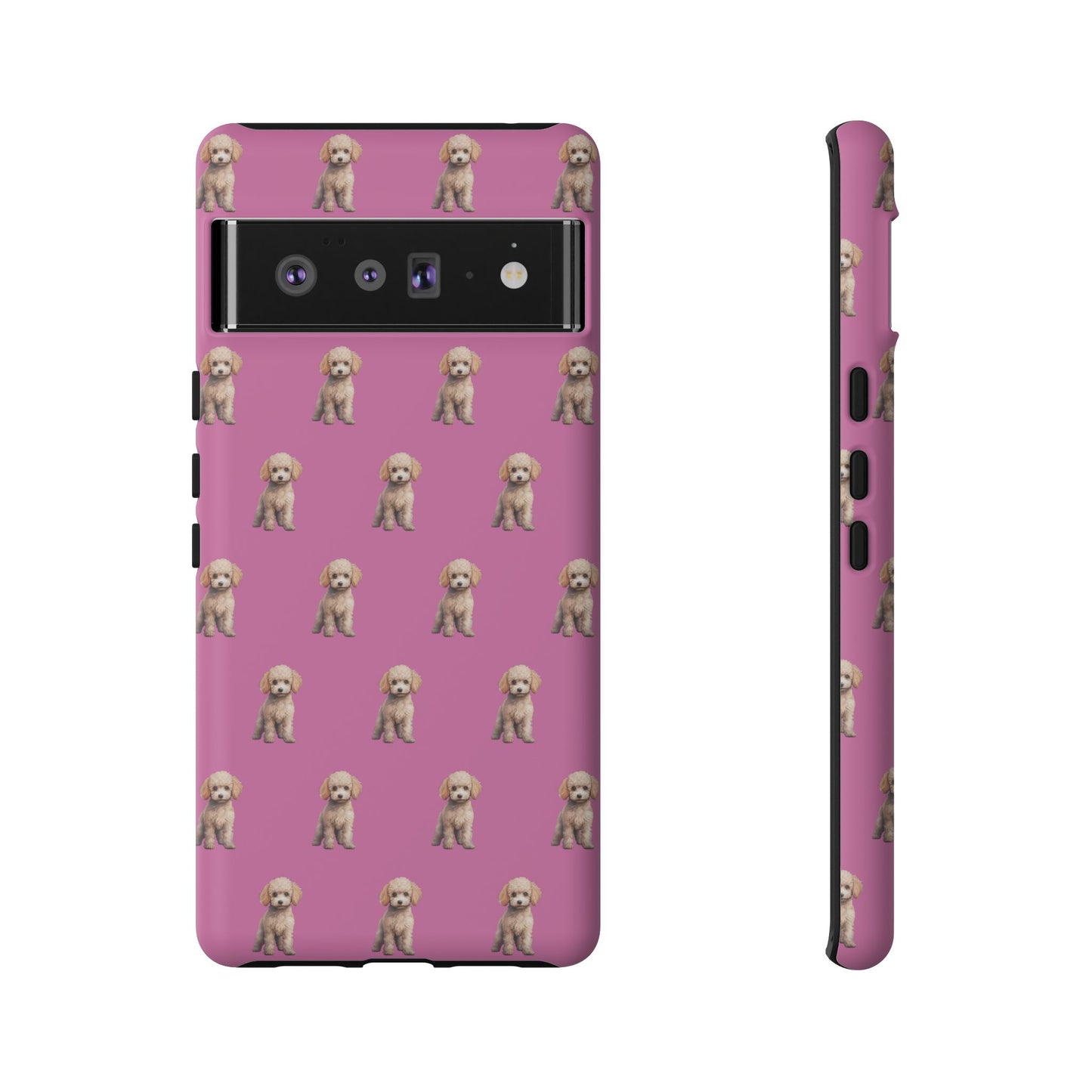 Poodle Phone Case Pink