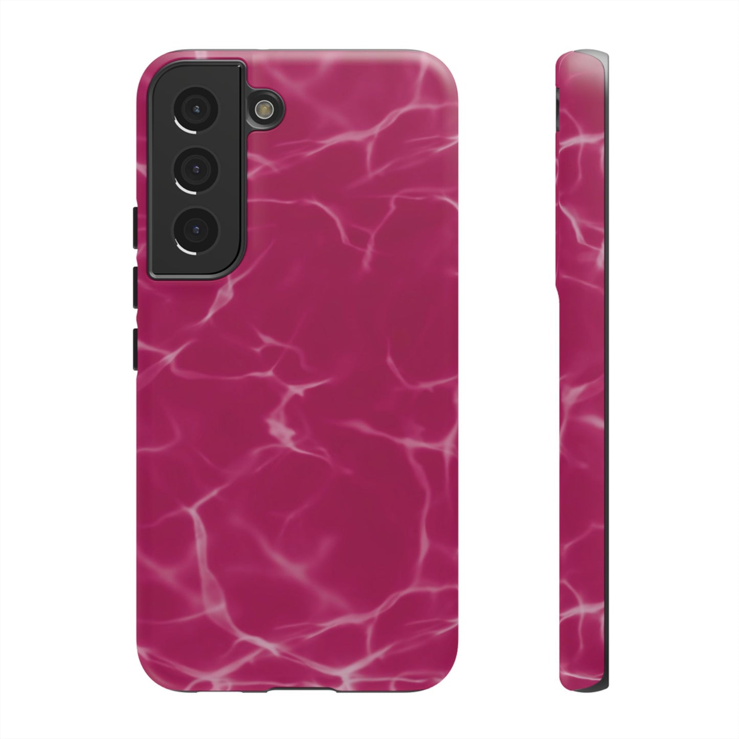 Marble Print Phone Case Berry