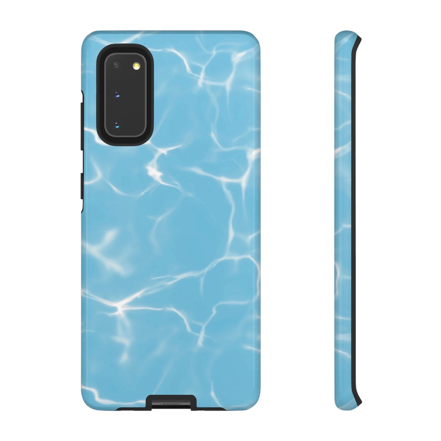 Marble Phone Case Light Blue