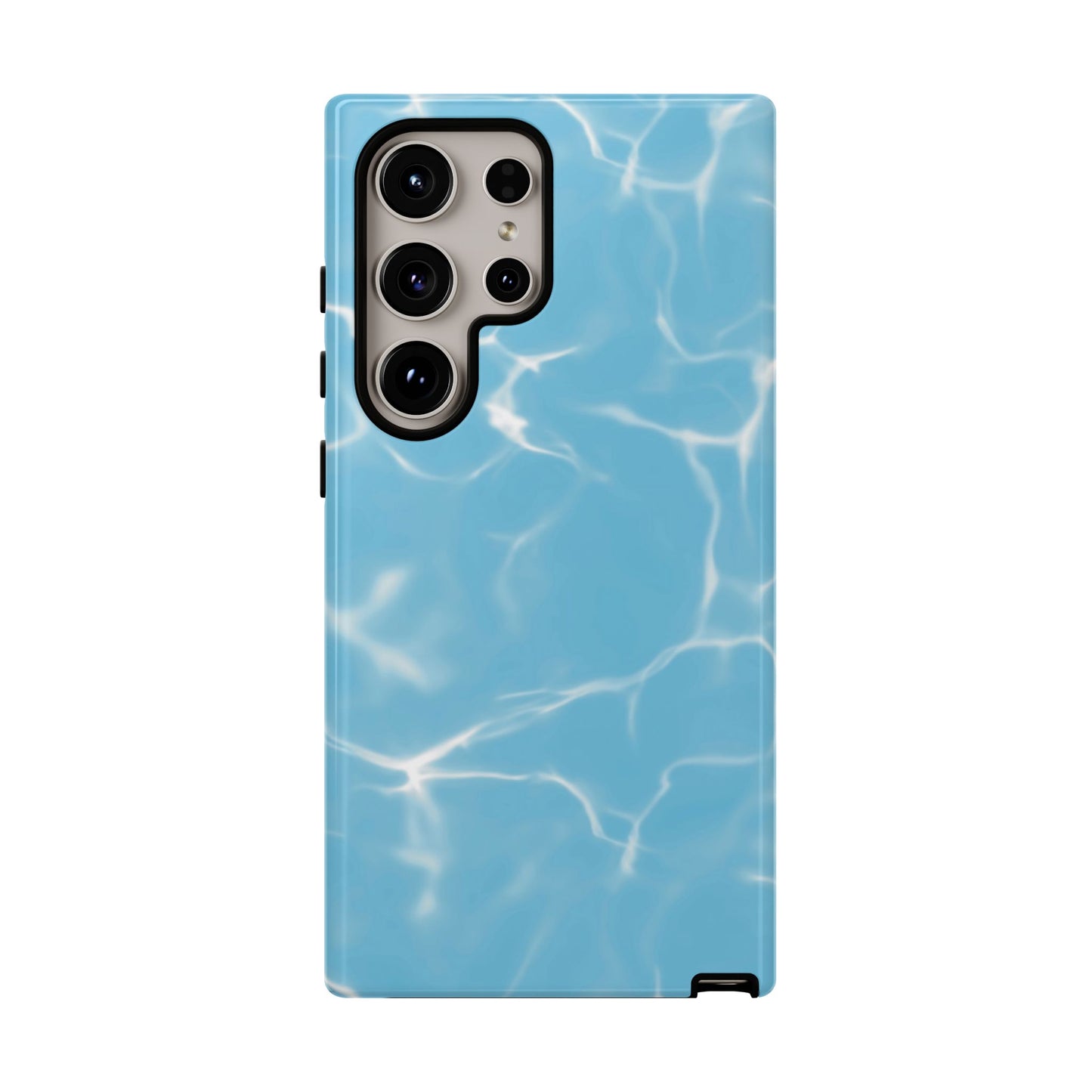 Marble Phone Case Light Blue