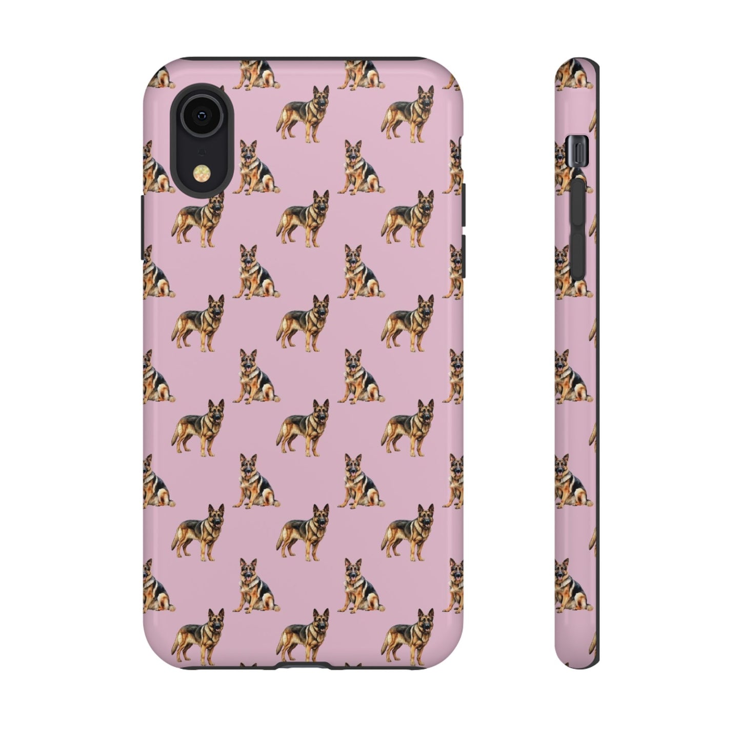 German Shepherd Phone Case Pink