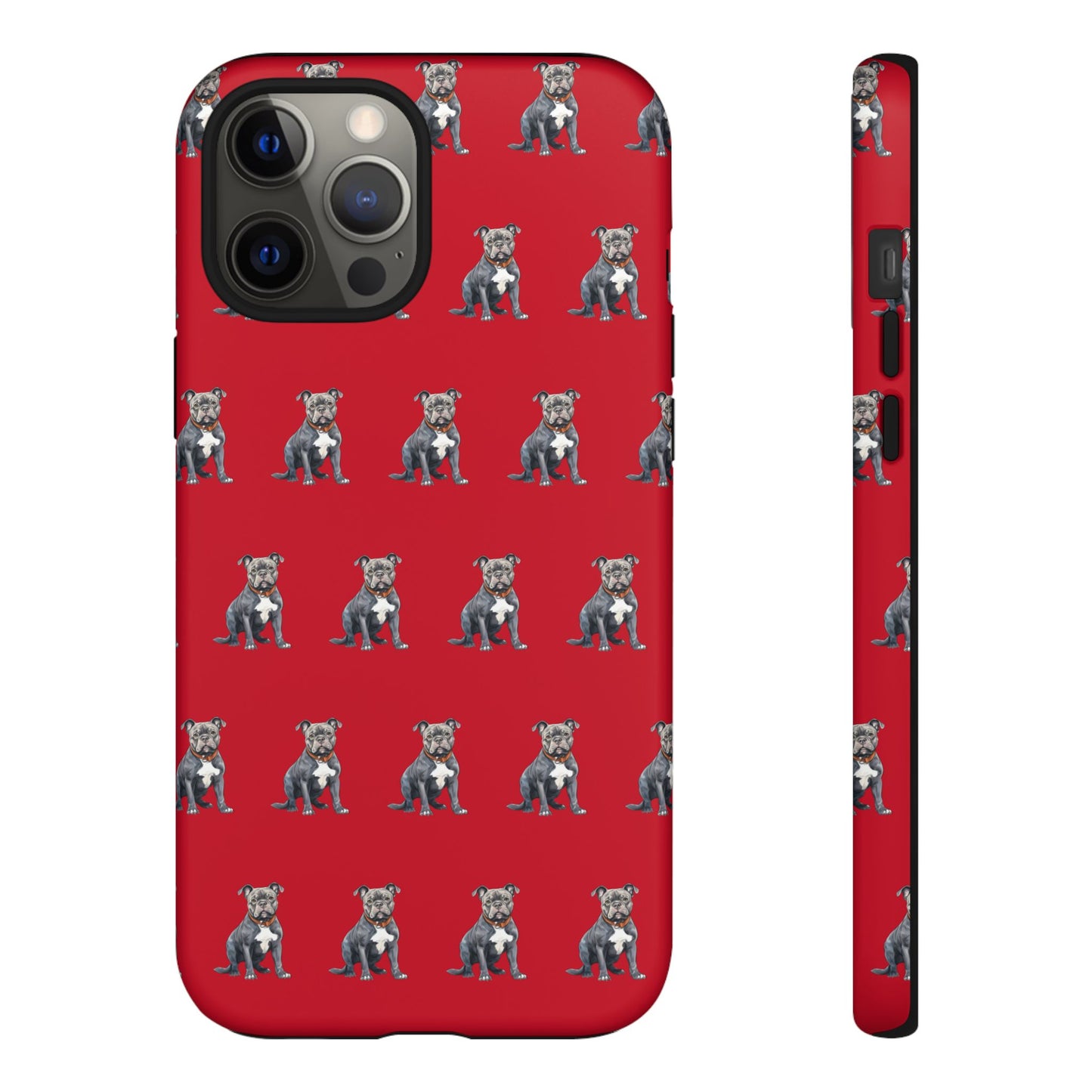 Pitbull Phone Case Red