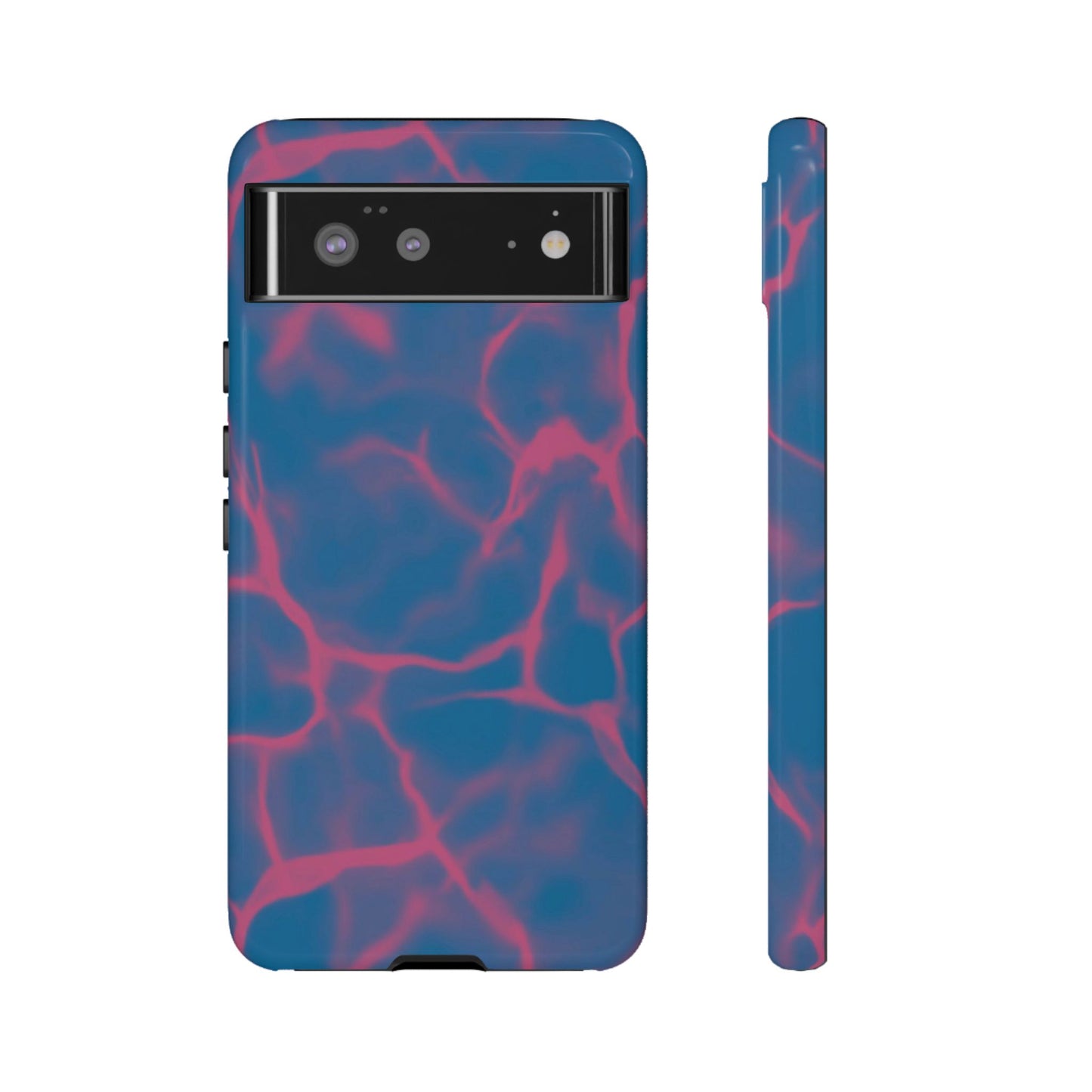 Marble Phone Case Blue Pink