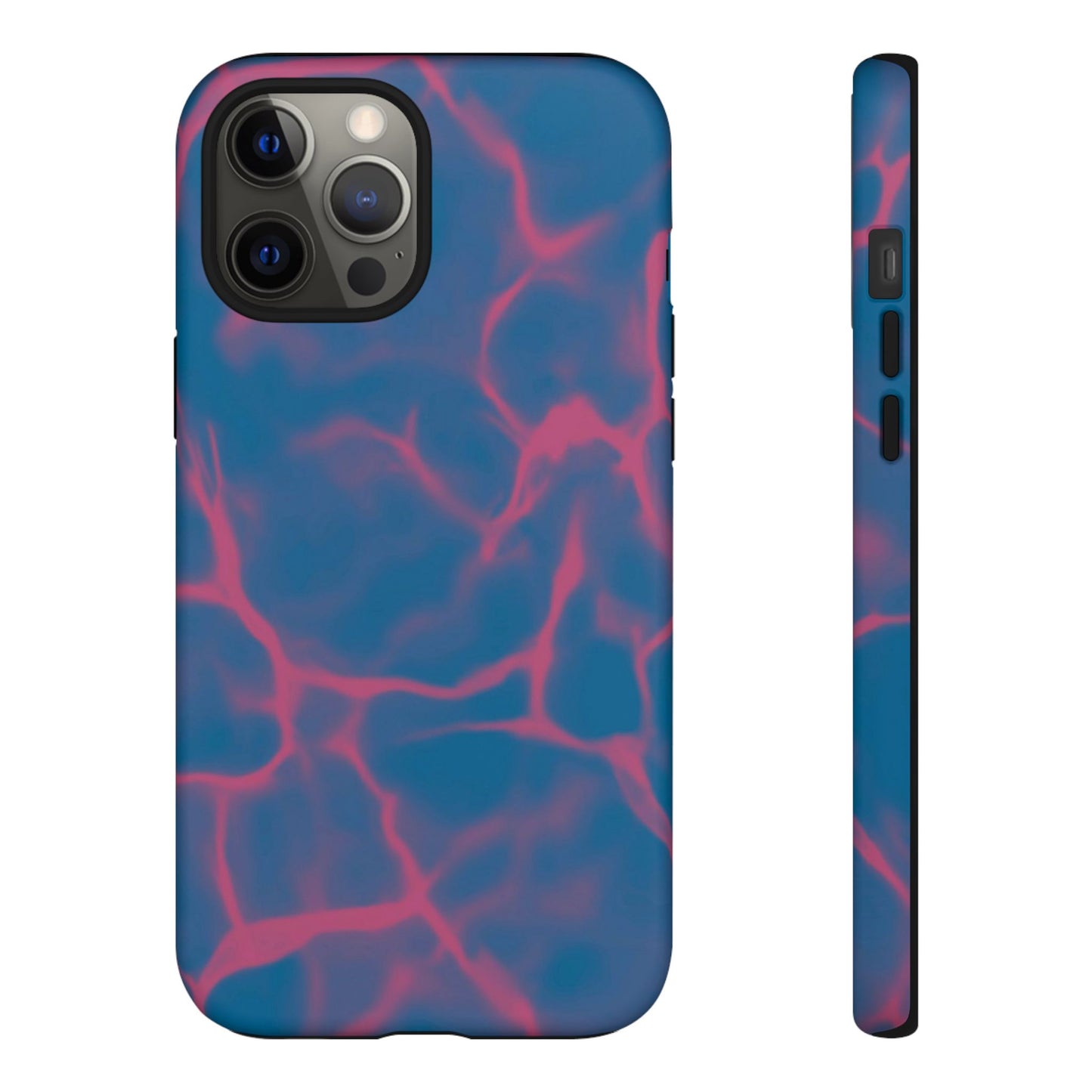 Marble Phone Case Blue Pink