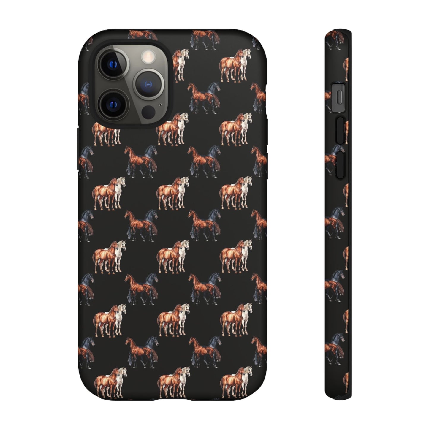 Horse Phone Case Black