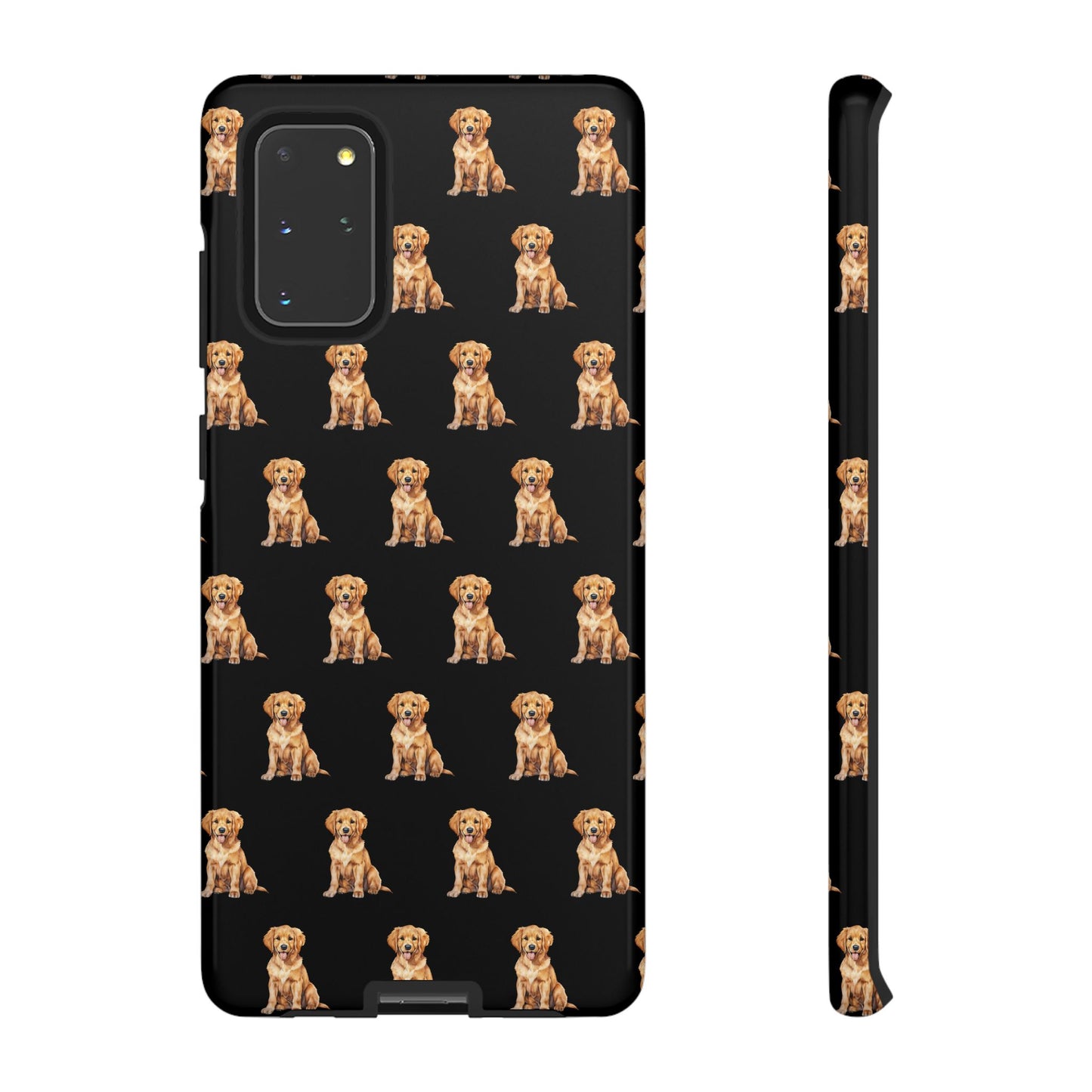 Golden Retriever Phone Case Black