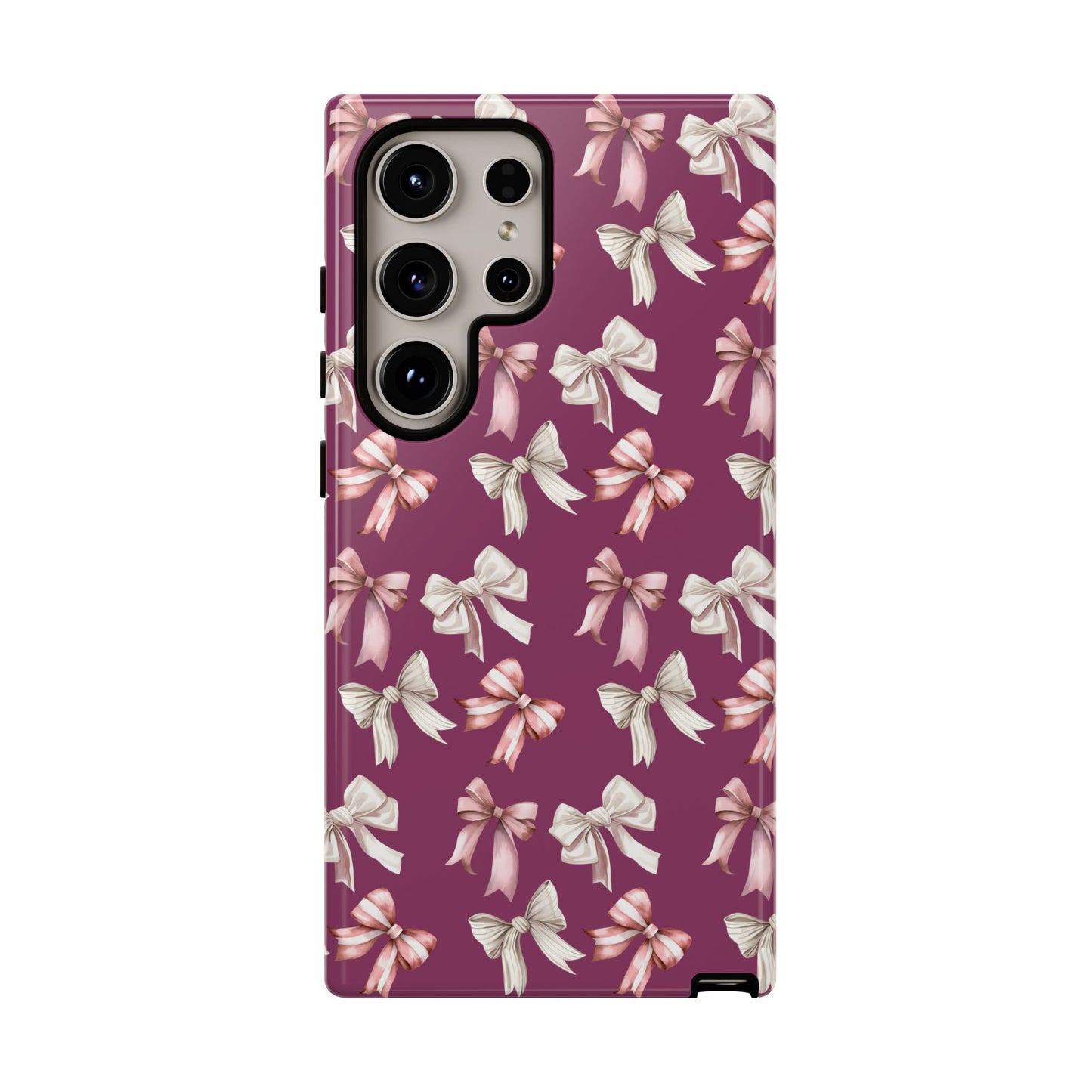 Bow Phone Case Berry