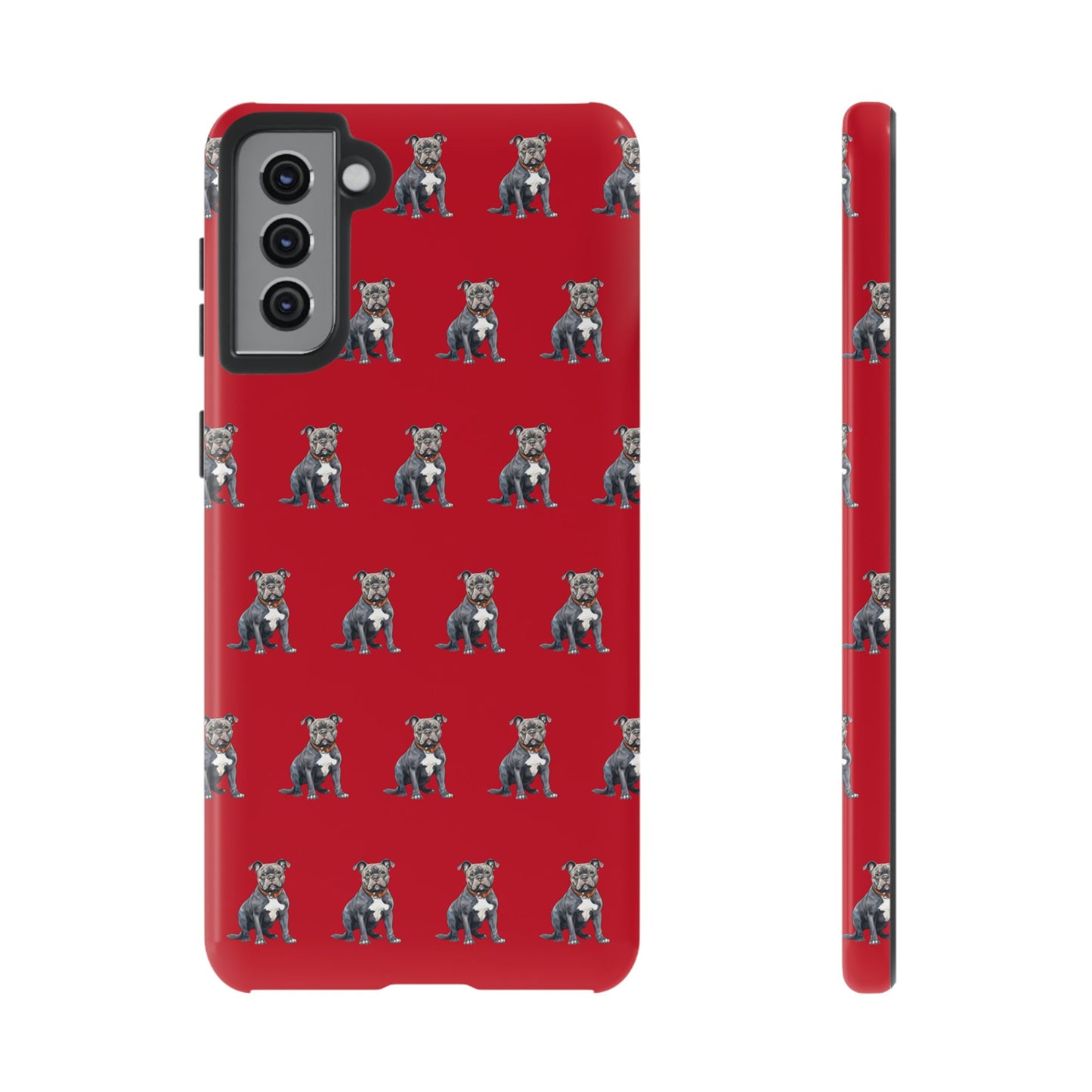 Pitbull Phone Case Red