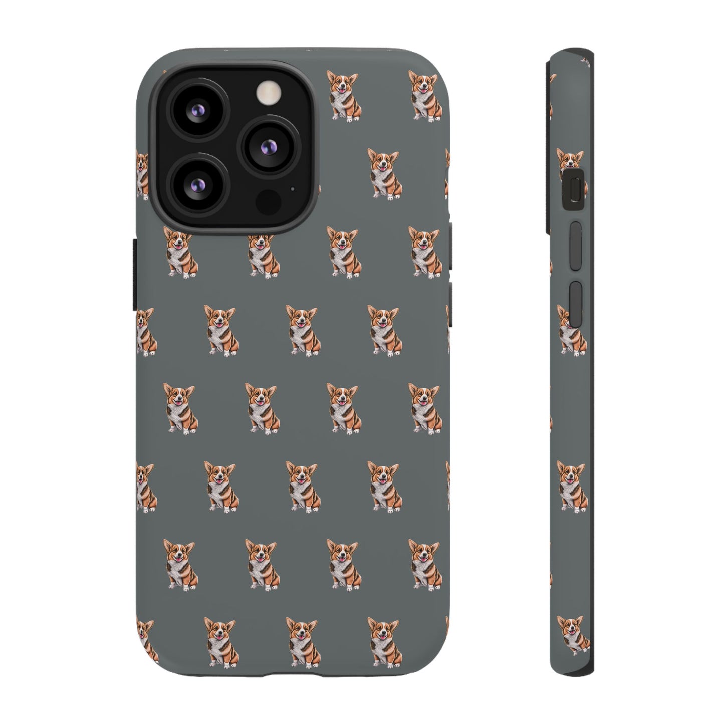 Corgi Phone Case Gray