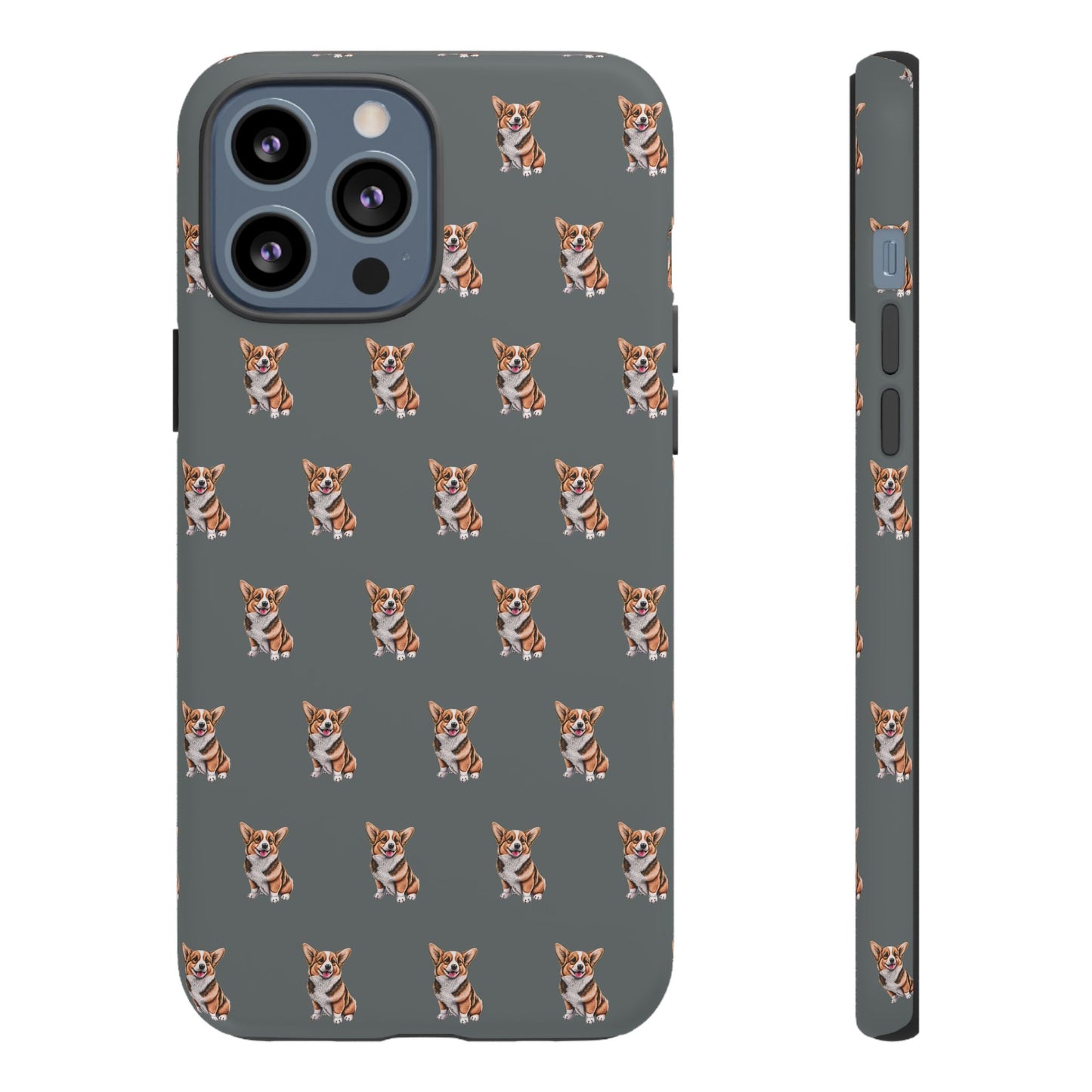 Corgi Phone Case Gray